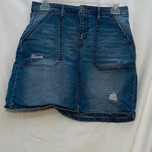 jean skirt